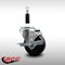 Service Caster 3.5'' SS Phenolic Swivel 7/8'' Expanding Stem Caster with Brake SCC-SSEX20S3514-PHS-TLB-78 - alternate 4